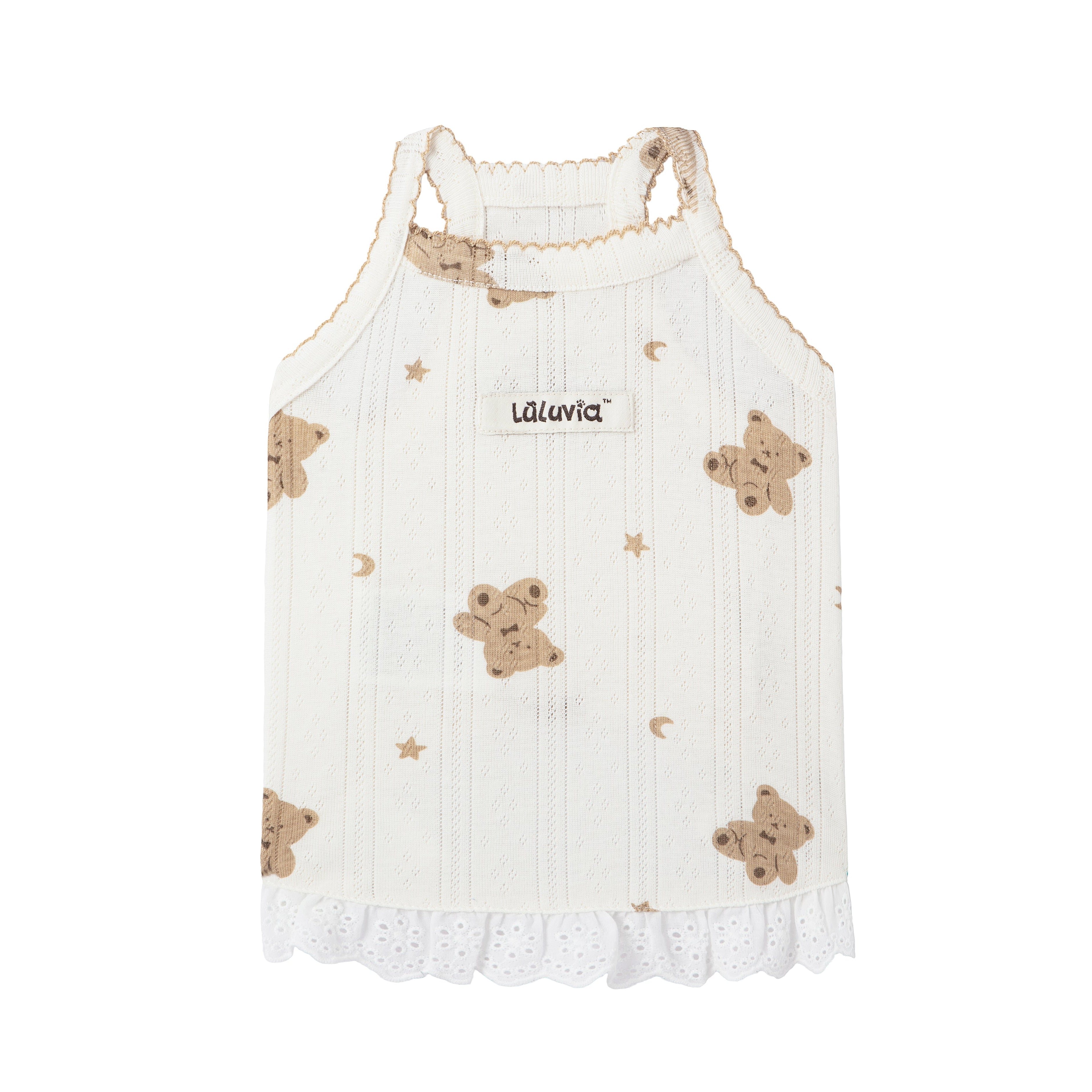 Bear Print Hem Dress