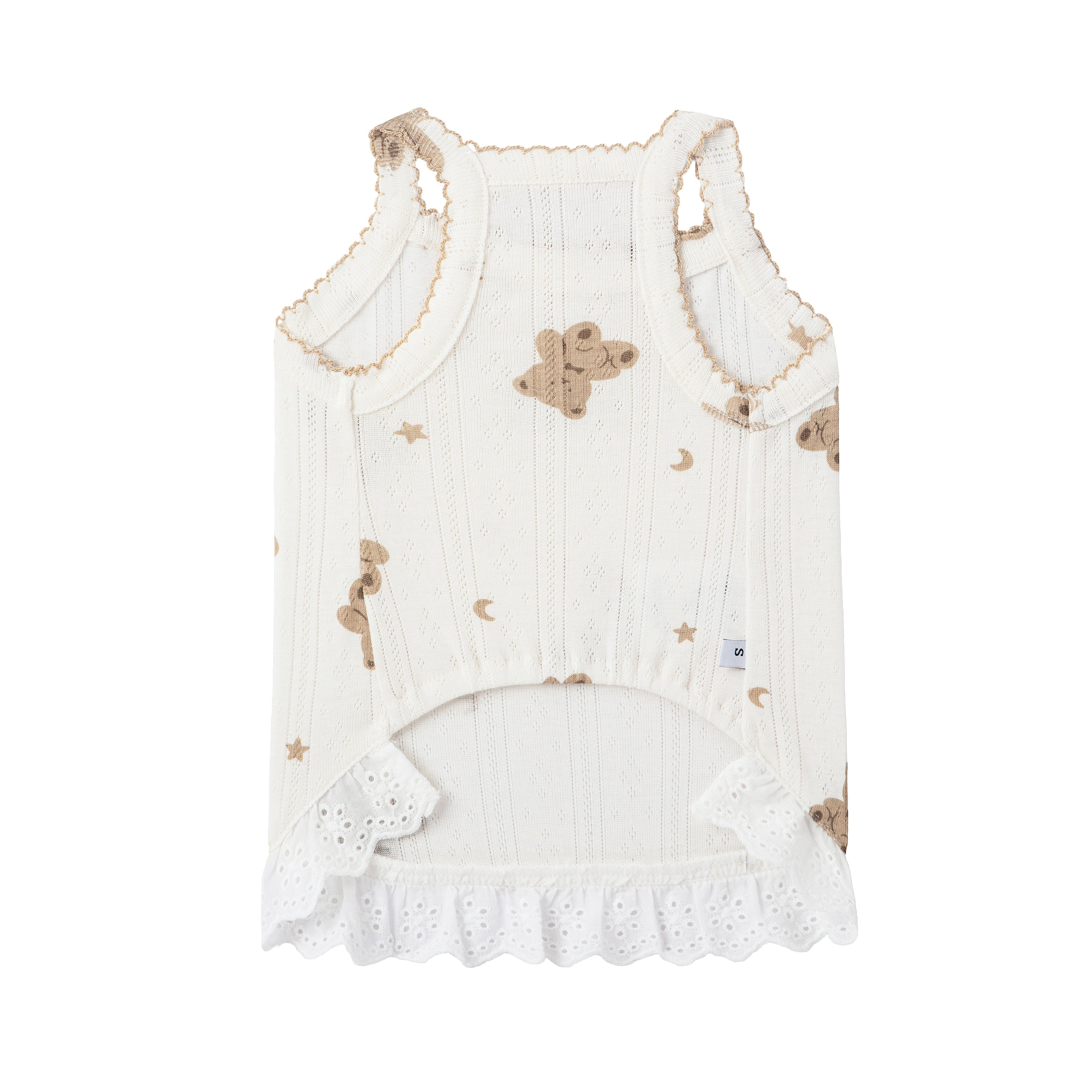 Bear Print Hem Dress